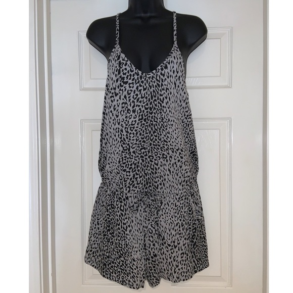 Bobi Leopard Slub Romper in Grey –– NWT - Picture 6 of 17